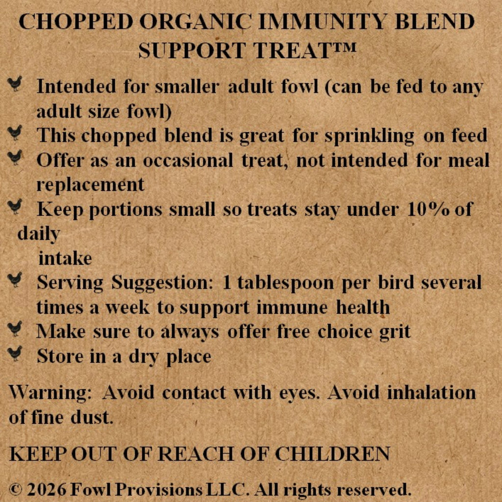 Chopped Organic Immunity Blend Support Treat™