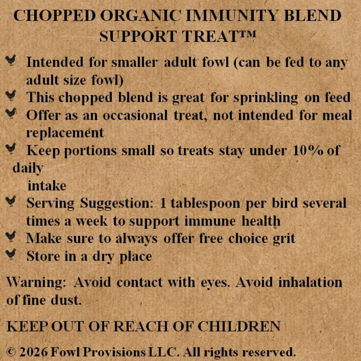 Chopped Organic Immunity Blend Support Treat™