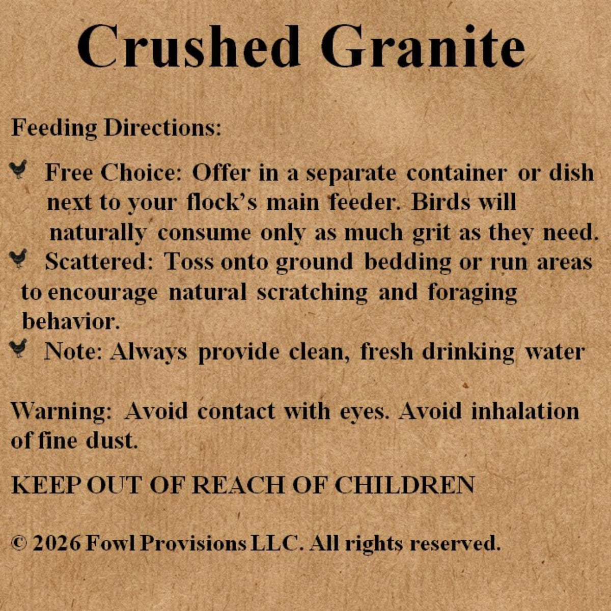 Crushed Granite