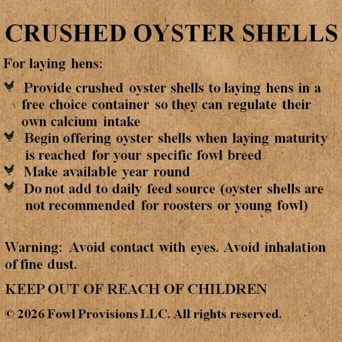 Crushed Oyster Shells