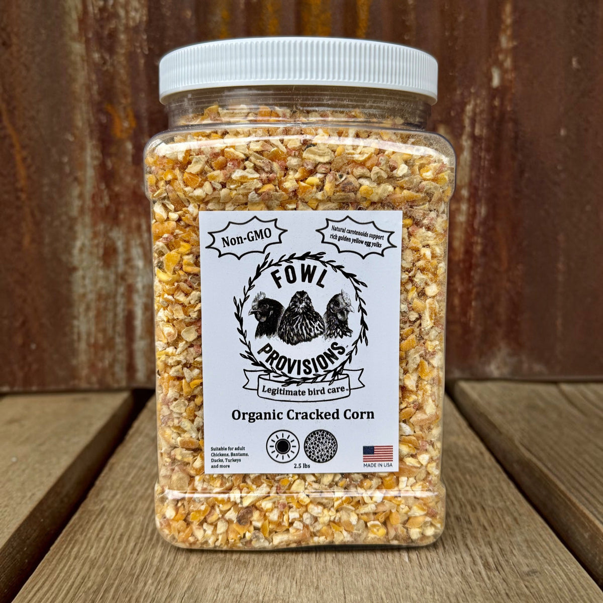Organic Cracked Corn