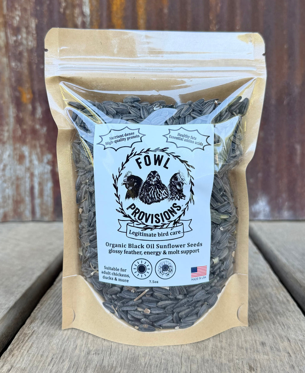 Organic Black Oil Sunflower Seeds™