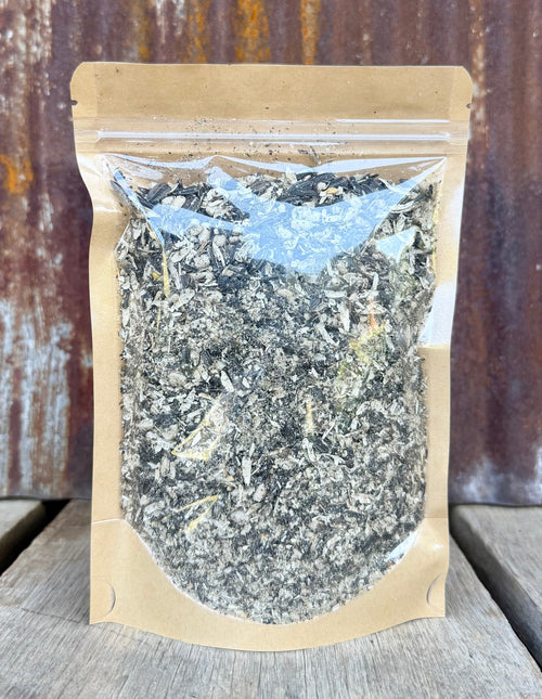 Chopped Immunity Boosting Organic Black Oil Sunflower Seed Treat™ for smaller fowl