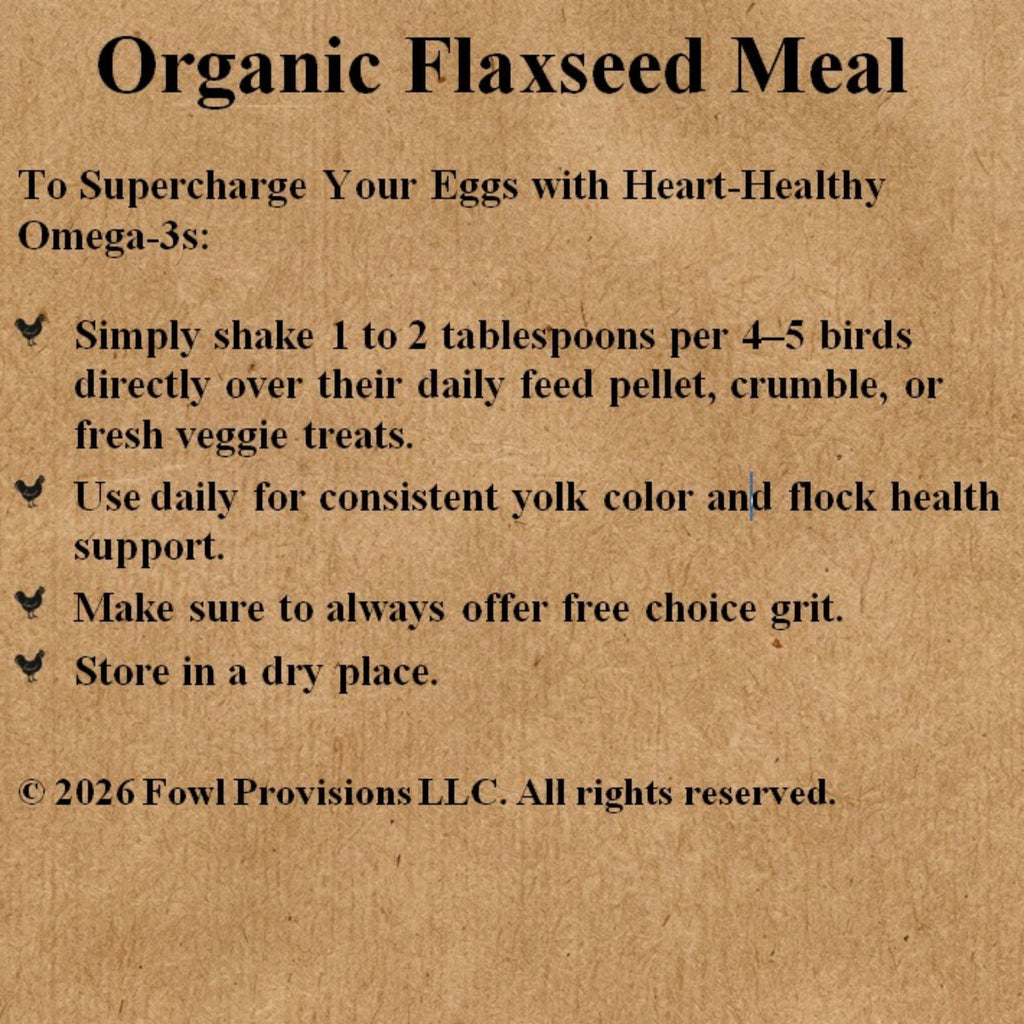 Organic Flaxseed Meal