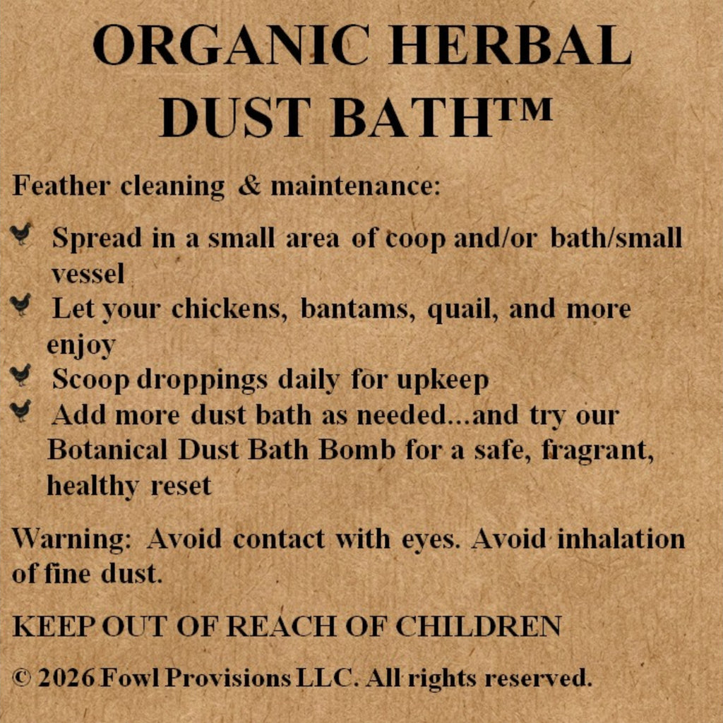 Organic Herbal Dust Bath™