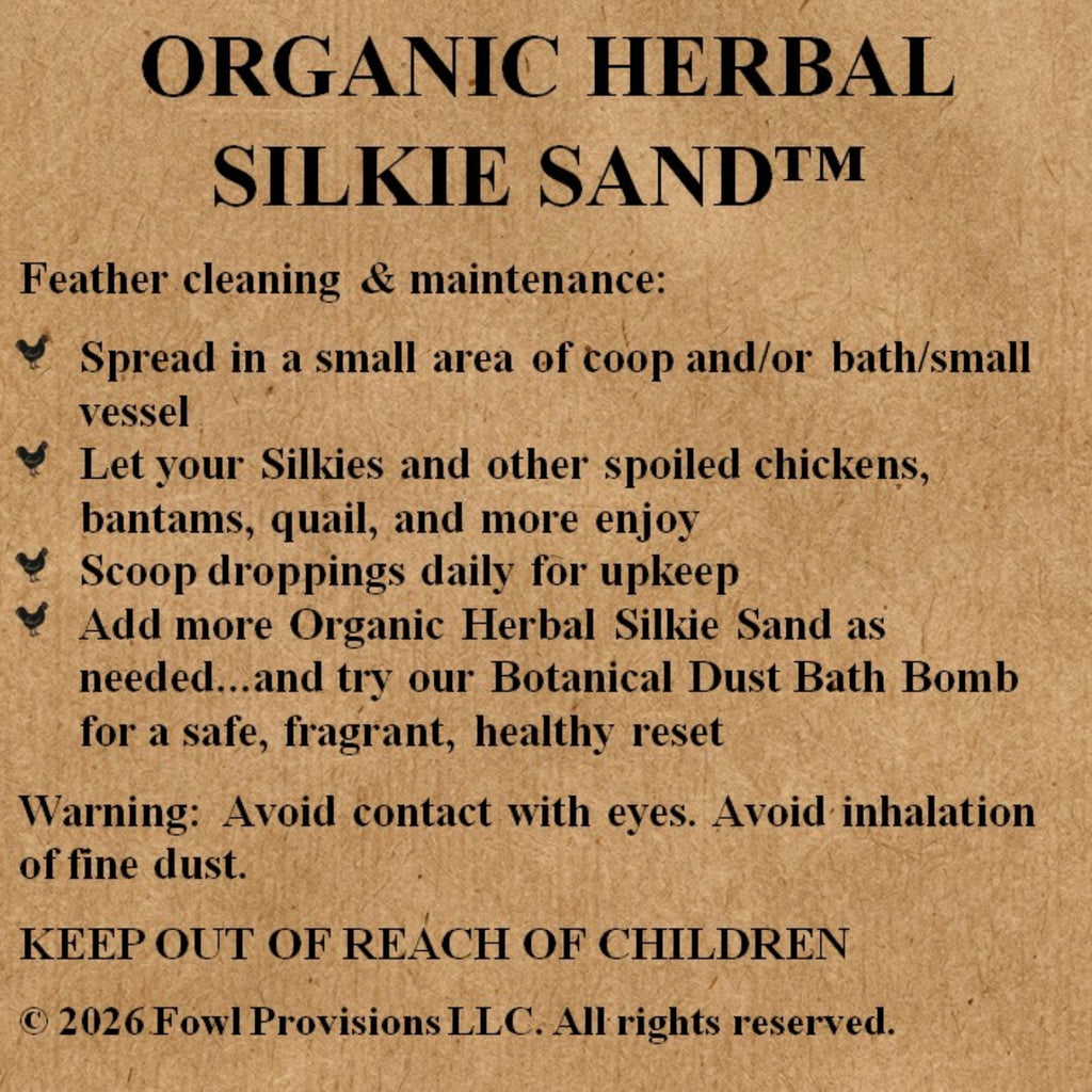 Organic Herbal Silkie Sand™
