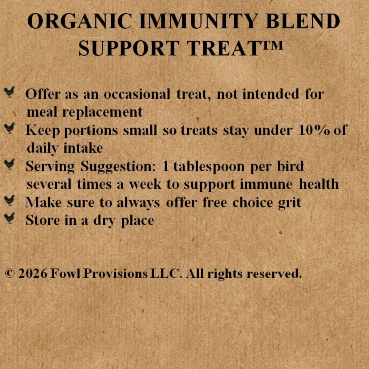 Organic Immunity Blend Support Treat™