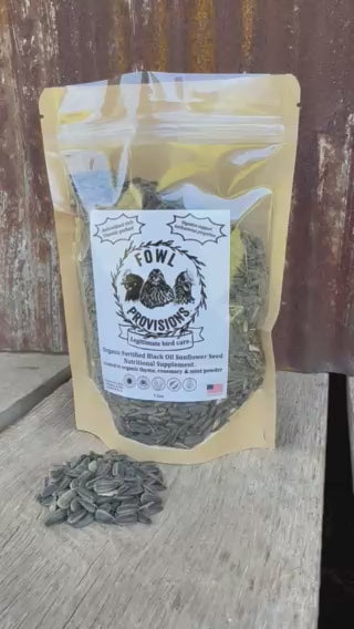 Organic Fortified Black Oil Sunflower Seed Nutritional Supplement™